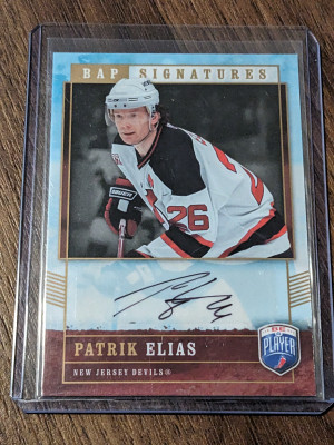 2006-07  UD Be A Player Signatures #EL Patrik Elias New Jersey Devils Auto front