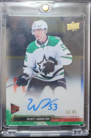 Wyatt Johnston Clear Cut Exclusives Auto /65 front