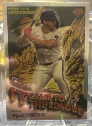 2024 Bowman Chrome It Came To The League Wyatt Langford front
