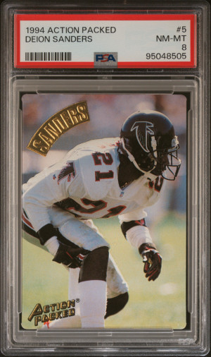 1994 Action Packed Deion Sanders front