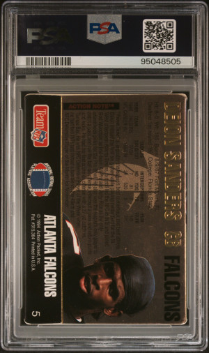 1994 Action Packed Deion Sanders back