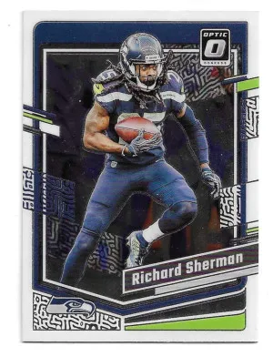 2023 Donruss Optic #179 Richard Sherman - Seattle Seahawks