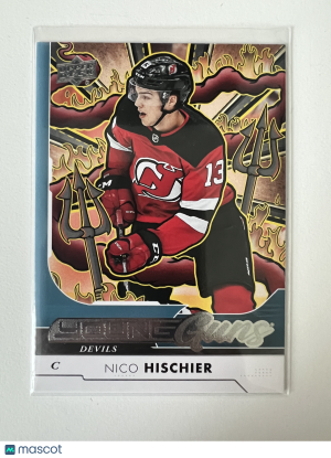2024-25 Upper Deck Young Guns Nico Hischier #201 Rookie front