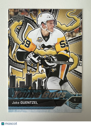 2025 2024-25 Upper Deck Young Guns Jake Guentzel #525 Rookie front