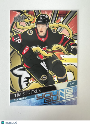 2024-25 Upper Deck Series 2 Young Guns Tim Stützle #482 Rookie front