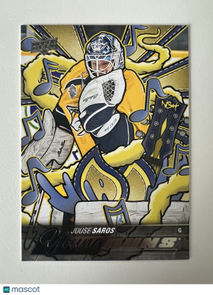 2024-25 Upper Deck Juuse Saros #464 Rookie Young Guns front