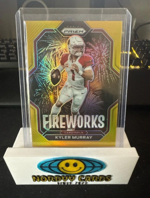 Kyler Murray Fireworks True Gold Prizm /10 2022 Panini #F-6 front