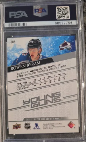 2020 Upper Deck Bowen Byram back
