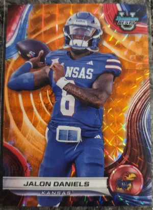 2024 Bowman's Best Jaylon Daniels Orange Refractor 12/25 front