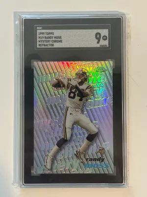 1999 Topps Randy Miss Mystery Chrome Refractor front