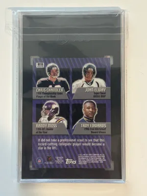 1999 Topps Randy Miss Mystery Chrome Refractor back