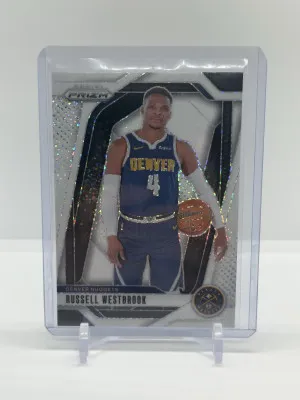 2024 Panini Prizm Russell Westbrook White Sparkle front
