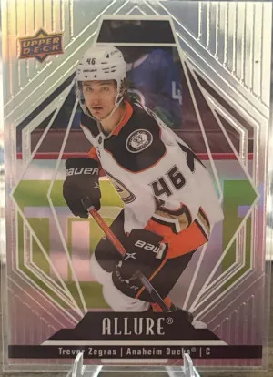 2022-23 Upper Deck Allure Trevor Zegras Photo Variation front