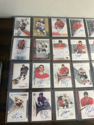 Upper Deck Hockey Future Watch Autos/Future Watch Lot Of 21 Cards back