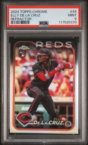 2024 Topps Chrome Elly De La Cruz Refractor front
