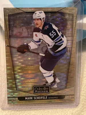 2024-25 Opc Plat Mark Scheifele Seismic Gold front