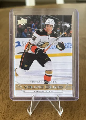 2021-22 Upper Deck Extended Series Trevor Zegras Tribute Young Guns #T-76 front