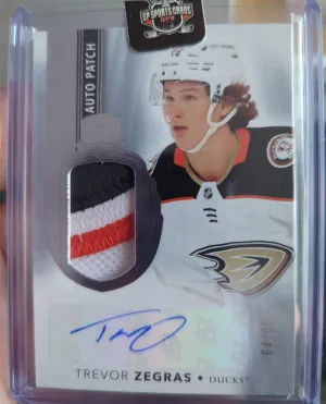 21-22 The Cup Trevor Zegres RPA 64/99. 3 Color Patch front