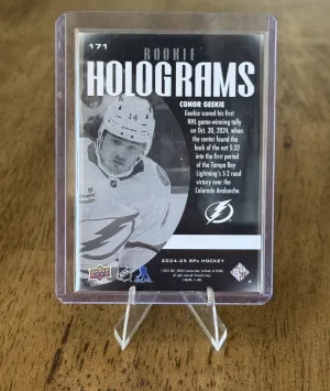 2024-25 SPx Rookie Holograms Conor Geekie back