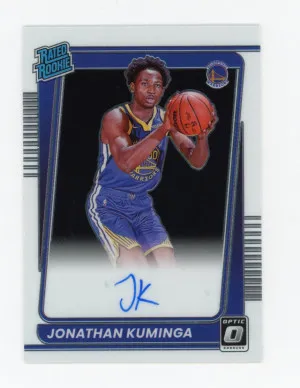 2021-22 Donruss Optic JONATHAN KUMINGA Rookie RC ON-CARD AUTO AUTOGRAPH #190 SSP front