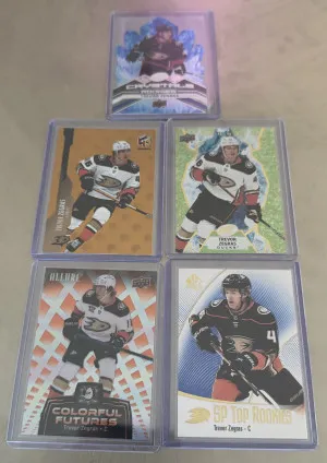 Trevor Zegras 5 Card Lot front