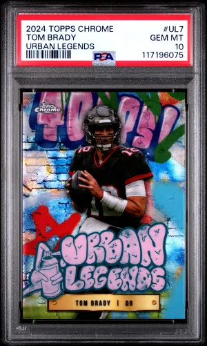 2024 Topps Chrome Urban Legends Tom Brady front