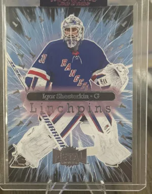 2022-23 Skybox Metal Universe Igor Shesterkin Linchpins front