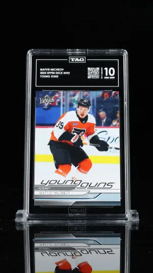 Matvei Michkov 2024 Upper Deck Young Guns #492 front