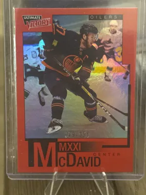 2020-21 Extended Series Victory Red MCXI CM-1Connor McDavid /350 front