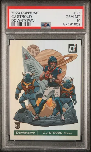 2023 Panini Donruss Downtown! Cj Stroud Downtown! front