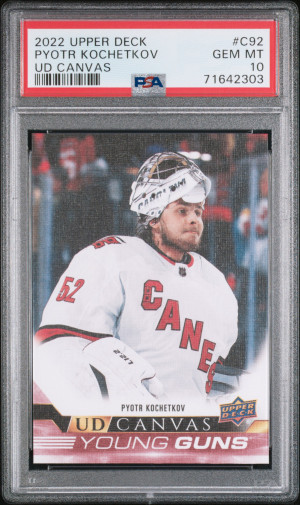2022 Upper Deck Ud Canvas Pyotr Kochetkov Ud Canvas front