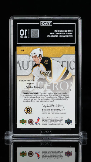 Patrice Bergeron FUTURE WATCH AUTO+ $400 CASH back