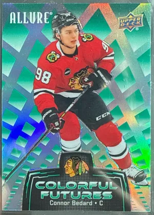 2024-25 Connor Bedard Colorful Futures Green Mint * front