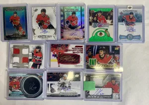 Lukas Reichel Auto And Patch Lot (11) front