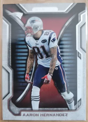 2012 Topps Strata Aaron Hernandez front