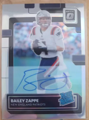 2022 Donruss Optic Nailet Zappe Auto 97/125 front