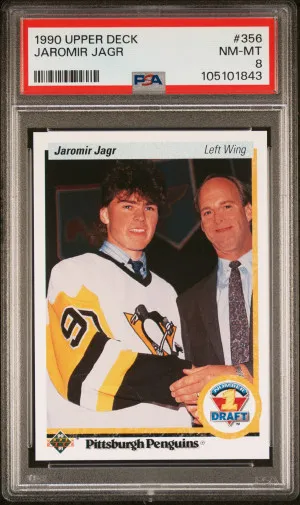 1990 Upper Deck Jaromir Jagr front