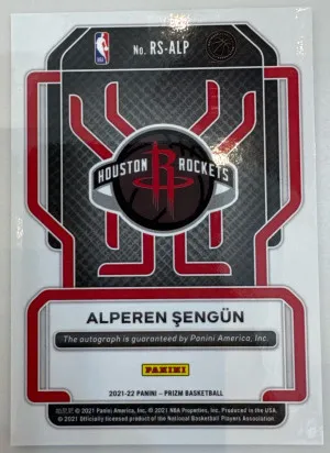 2021 Panini Prizm Alperen Sengun Rookie Auto back