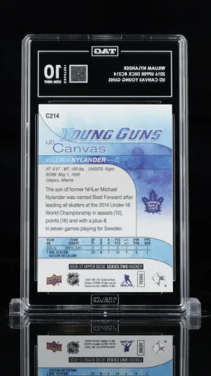William Nylander 2016 Upper Deck Ud Canvas Young Guns #C214 back