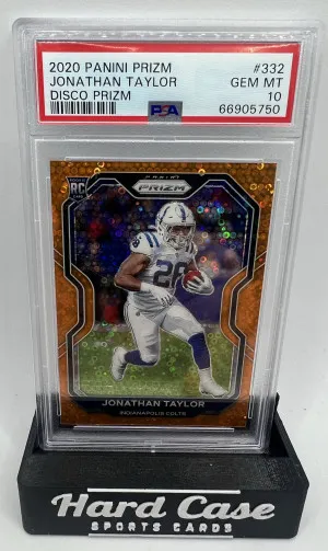 2020 Panini Prizm Jonathan Taylor Disco Prizm front