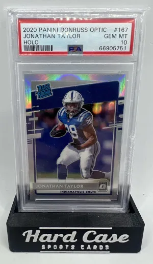 2020 Panini Donruss Optic Jonathan Taylor Holo front