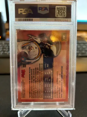 1999 Topps Certified Autograph Randy Moss Certified Autograph back