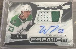 2022-2023 Premier Wyatt Johnston RPA /99 Horizontal front