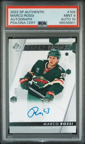 2022 Sp Authentic Marco Rossi Autograph front