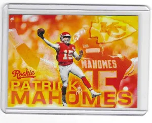 PATRICK MAHOMES 2017 ESPN NFL DRAFT ROOKIE FOOTBALL CHIEFS RC front