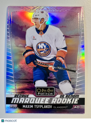2024-25 O-Pee-Chee Platinum Marquee Rookie Sunset Maxim Tsyplakov front