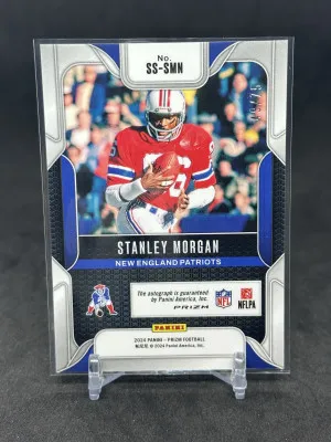 Stanley Morgan 2024 Panini Prizm Sensational Signatures Auto Green Scope /75 back