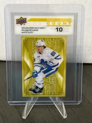 24-25 UD Series 1 William Nylander Population Count 10 front
