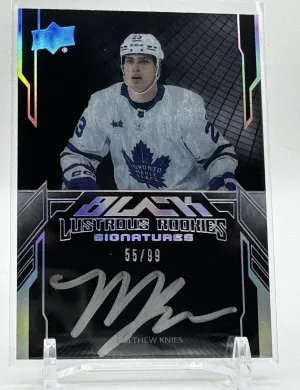 Matthew Knies - 2023/24 SPX Black Lustrous Rookies /99 front