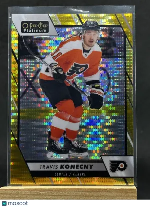 Travis Konecny 2023-24 O-Pee-Chee Platinum Seismic Gold 46/50 #169 front
